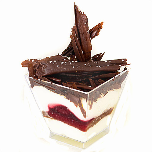 Black forest mousse cup